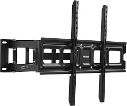 Кронштейн для телевизора Hyundai GL-N5 черный 32"-75" макс.40кг настенный поворотно-выдвижной и наклонный