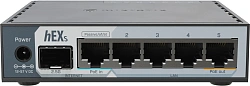 Роутер MikroTik hEX S (2025) (E60IUGS) 10/100/1000BASE-TX/SFP