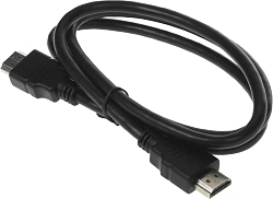 Кабель аудио-видео Premier 5-808 HDMI (m)/HDMI (m) 1м. позолоч.конт. черный (5-808 1.0)