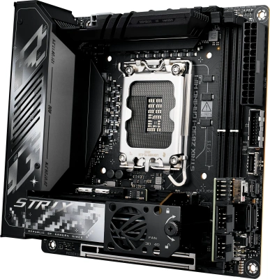 Материнская плата Asus ROG STRIX Z890-I GAMING WIFI Soc-1851 Intel Z890 2xDDR5 mini-ITX AC`97 8ch(7.1) 2.5Gg RAID+HDMI