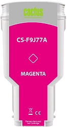 Картридж струйный Cactus CS-F9J77A 727 XXL пурпурный (300мл) для HP DJ T920/T930/T1500/T1530/T2500/T2530 с чипом