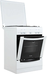 Плита Газовая Gefest ПГ 6100-01 белый (металлическая крышка) реш.чугун