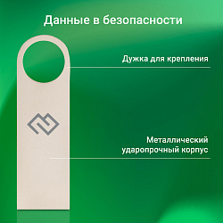 Флеш Диск Digma 256GB DRIVE3 DGFUL256A30SR USB3.0 серебристый