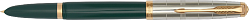 Ручка перьев. Parker 51 Premium (CW2169074) Forest Green GT F сталь нержавеющая подар.кор.