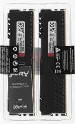 Память DDR4 2x16Gb 3200MHz Kingston KF432C16BBK2/32 Fury Beast Black RTL Gaming PC4-25600 CL16 DIMM 288-pin 1.35В single rank с радиатором Ret