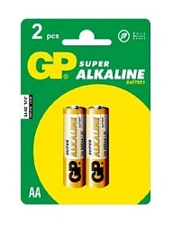 Батарея GP Super Alkaline 15A LR6 AA (2шт)