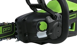 Цепная пила Greenworks 2008907UB аккум. 2300Вт 3.40л.с. дл.шины:16" (40cm) 1аккум. 4Ач ЗУ