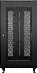 Шкаф серверный Cabeus (ND-05C-42U60/100-BK) напольный 42U 600x1000мм пер.дв.металл.перф. металл 800кг черный 900мм 2055мм 20 сталь