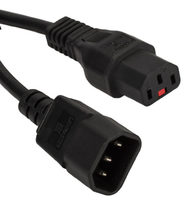Шнур питания Lanmaster LAN-PP13/14-3.0-BK черный