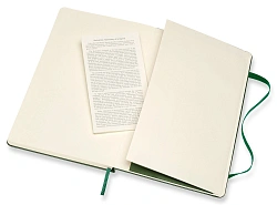 Блокнот Moleskine CLASSIC QP061K15 Large 130х210мм 240стр. клетка твердая обложка зеленый