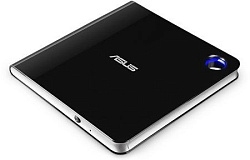 Привод Blu-Ray-RW Asus SBW-06D5H-U черный/серебристый USB3.0 slim ultra slim M-Disk Mac внешний RTL