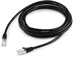 Патч-корд Buro BU-7-3M STP 4 пары cat.7 CCA molded 3м черный RJ-45 (m)-RJ-45 (m)
