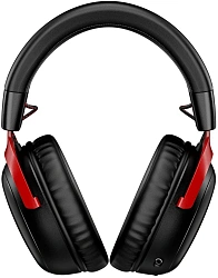 Наушники с микрофоном HyperX Cloud III Wireless черный/красный мониторные Radio оголовье (77Z46AA)