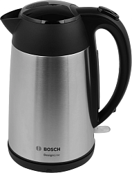 Чайник электрический Bosch TWK3P 1.7л. 2400Вт нержавеющая сталь корпус: металл (TWK3P420)