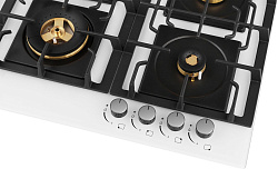 Газовая варочная поверхность Weissgauff HGG 6445 WH Volcano Burner белый