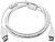 Кабель-удлинитель Ningbo USB A(m) USB A(f) 1.8м (USB2.0-AM/AF-1.8M-MG) феррит.кольца
