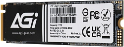 Накопитель SSD AGi PCIe 3.0 x4 1TB AGI1T0GIMAI298-CB AI298 M.2 2280