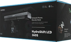 Система водяного охлаждения Lian-Li HydroShift LCD 360S Soc-AM5/AM4/1700/1851 черный 4-pin 29.8dB Al+Cu LCD 330W Ret (G89.GHSLCD36SB.R0)