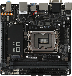 Материнская плата Gigabyte H610I DDR4 Soc-1700 Intel H610 2xDDR4 mini-ITX AC`97 8ch(7.1) GbLAN+VGA+HDMI+DP