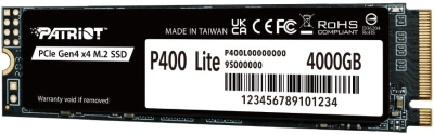 Накопитель SSD Patriot PCIe 4.0 x4 4TB P400LP4KGM28H P400 M.2 2280