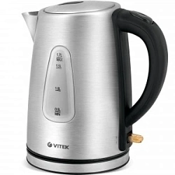 Чайник электрический Vitek VT-7007 1.7л. 2200Вт сталь корпус: металл/пластик