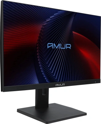 Моноблок Amur Тигр H6I12 23.8" Full HD i3 12100 (3.3) 8Gb SSD256Gb UHDG 730 FreeDOS GbitEth WiFi BT 120W клавиатура мышь Cam черный 1920x1080