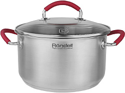 Кастрюля Rondell Sorge RDS-1220 3.1л. d=20см (с крышкой) стальной