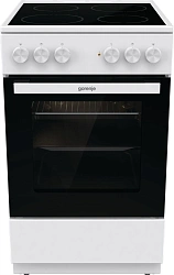 Плита Электрическая Gorenje GEC5A12WG-B белый стеклокерамика (без крышки)