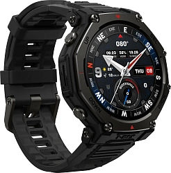 Смарт-часы Amazfit T-rex 3 Pro A2444 48мм 1.5" AMOLED корп.черный рем.черный разм.брасл.:22мм (1747201)