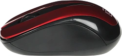 Мышь Оклик 675MW черный/красный оптическая 1200dpi беспров. USB для ноутбука 3but (1025919)