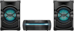 Минисистема Sony Shake-X10 черный 1200Вт CD CDRW DVD DVDRW FM USB BT