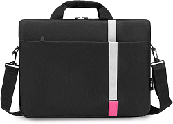 Сумка для ноутбука 15.6" PC Pet HQ Classic черный/красный полиэстер (PCP-1001RD)