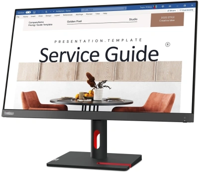 Монитор Lenovo 23.8" ThinkVision S24i-30 черный IPS LED 4ms 16:9 HDMI матовая 1300:1 250cd 178гр/178гр 1920x1080 100Hz VGA FHD 3.8кг