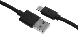 Кабель KingPrice KP-microUSB-2.4A-1.5m USB (m)-micro USB (m) 1.5м черный