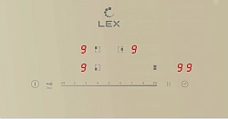 Индукционная варочная поверхность Lex EVI 631A IV слоновая кость