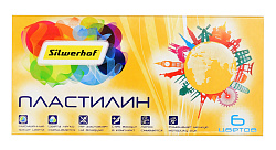 Пластилин Silwerhof 956153-06 Солнечная коллекция 6цв. 90гр. стек картон.кор.