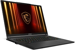 Ноутбук MSI Stealth 16 AI A2HWFG-086XRU Core Ultra 7 255H 32Gb SSD1Tb NVIDIA GeForce RTX 5060 8Gb 16" OLED QHD+ (2560x1600) FreeDOS black WiFi BT Cam (9S7-15F535-086)