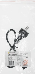 Шнур питания Lanmaster LAN-PP13/SH-0.5-BK C13-Schuko проводник.:3x0.75мм2 0.5м 220В 10А черный