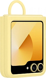 Чехол (клип-кейс) Samsung для Samsung Galaxy Z Flip6 Silicone Case Flip 6 (F741) желтый (EF-PF741TYEGRU)