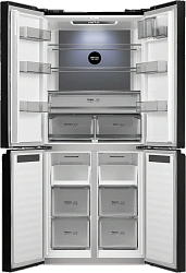 Холодильник Maunfeld MFF192NFB01 3-хкамерн. черный инвертер