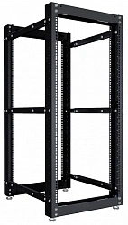 Стойка двухрамная NTSS NTSS-2POR24U/600-1000-BL 24U 550ммx1000мм 600кг черный