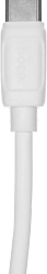 Кабель Hoco X115 52001 USB-C-USB-C 1.2м белый