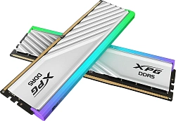 Память DDR5 2x16GB 6000MHz A-Data AX5U6000C3016G-DTLABRWH XPG Lancer Blade RGB RTL Gaming PC5-48000 CL30 DIMM ECC 288-pin 1.35В kit dual rank с радиатором Ret