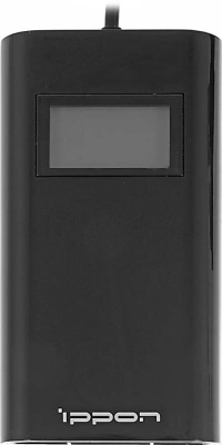 Блок питания Ippon D90U автоматический 90W 15V-19.5V 8-connectors 4.5A 1xUSB 2.1A от бытовой электросети LСD индикатор