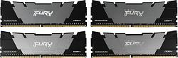 Память DDR4 4x32GB 3600MHz Kingston KF436C18RB2K4/128 Fury Renegade Black RTL Gaming PC4-28800 CL18 DIMM 288-pin 1.35В dual rank с радиатором Ret