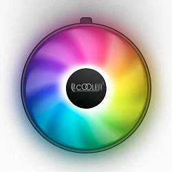 Устройство охлаждения(кулер) PcCooler E126M Pro RGB Soc-AM5/AM4/1200/1700/1851 черный 4-pin 29.8dB Al 90W 266gr Ret (R3-0120WBKSXX-GL)