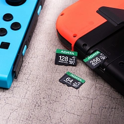 Флеш карта microSDXC 256GB A-Data UD256GUI3V30A2SP-RA1 Speed Plus + adapter