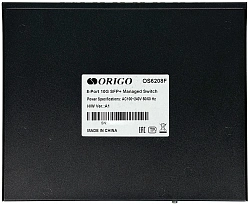 Коммутатор Origo OS6208F OS6208F/A1A (L2) 8SFP+ управляемый