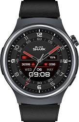 Смарт-часы Black Shark BS-W2404 (A3) 46мм 1.53" TFT корп.черный рем.черный разм.брасл.:150-215мм (6977541630222)