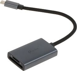 Устройство чтения карт памяти USB Type-C TP-Link UA440C серый